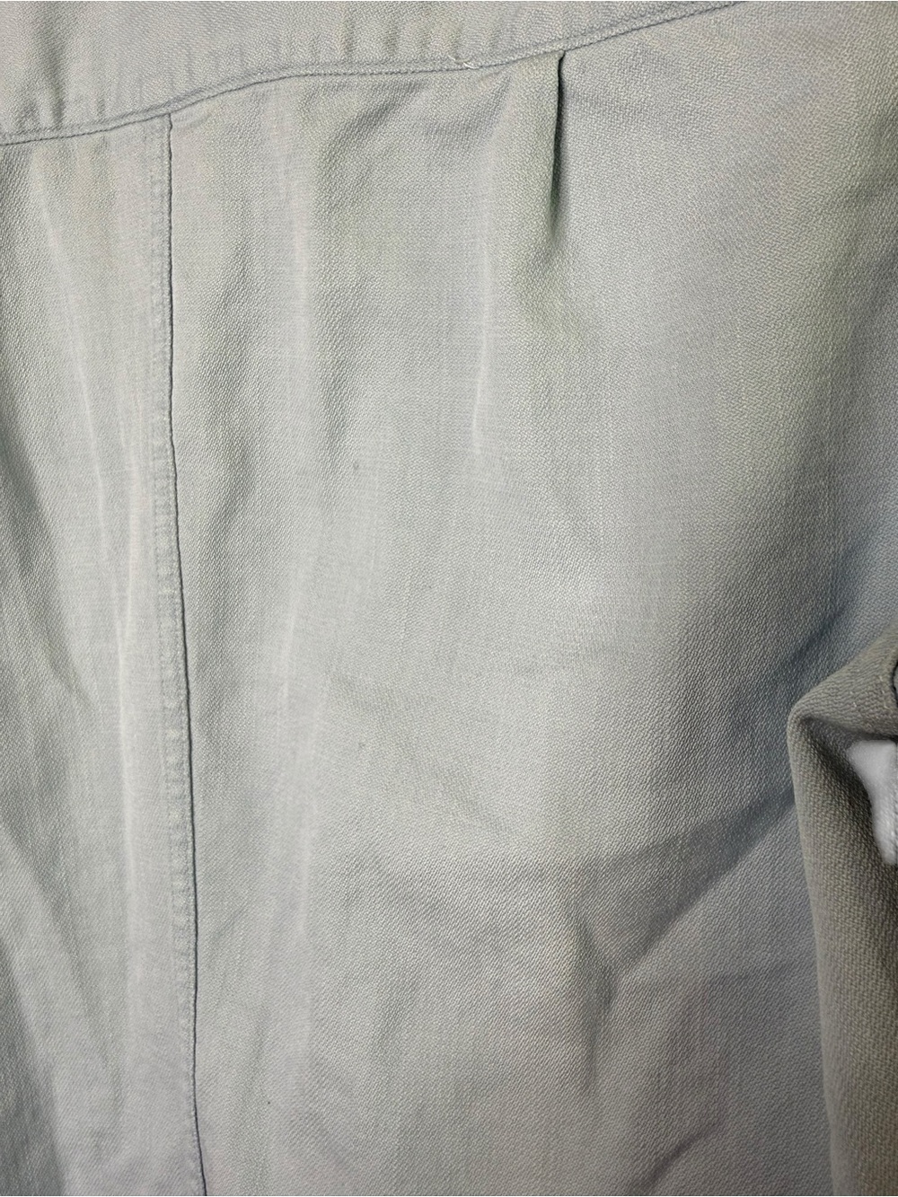 Frank & Eileen Barry 100% Cotton Light Blue Button Down Shirt Lightweight Breezy - Picture 6 of 7